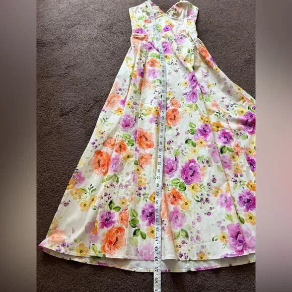 NWT Favorite Daughter Halting Traffic Dress in Oahu Watercolor - Picture 13 of 15